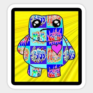 Graffiti Monster 1 Sticker